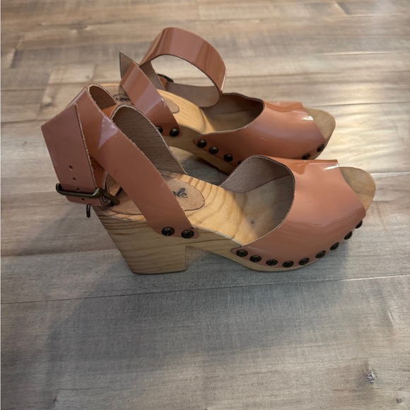 Free People Pasadena Clogs Wrap Ankle Women’s 40 EU 9.5 US - Picture 5 of 10